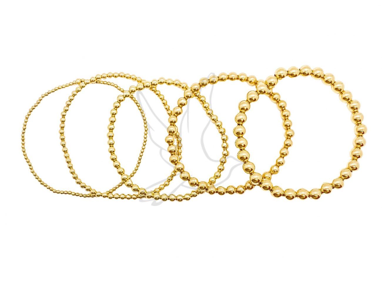 BRACELETS | GOLD FILLED JUST THE BEADS (SINGLES)