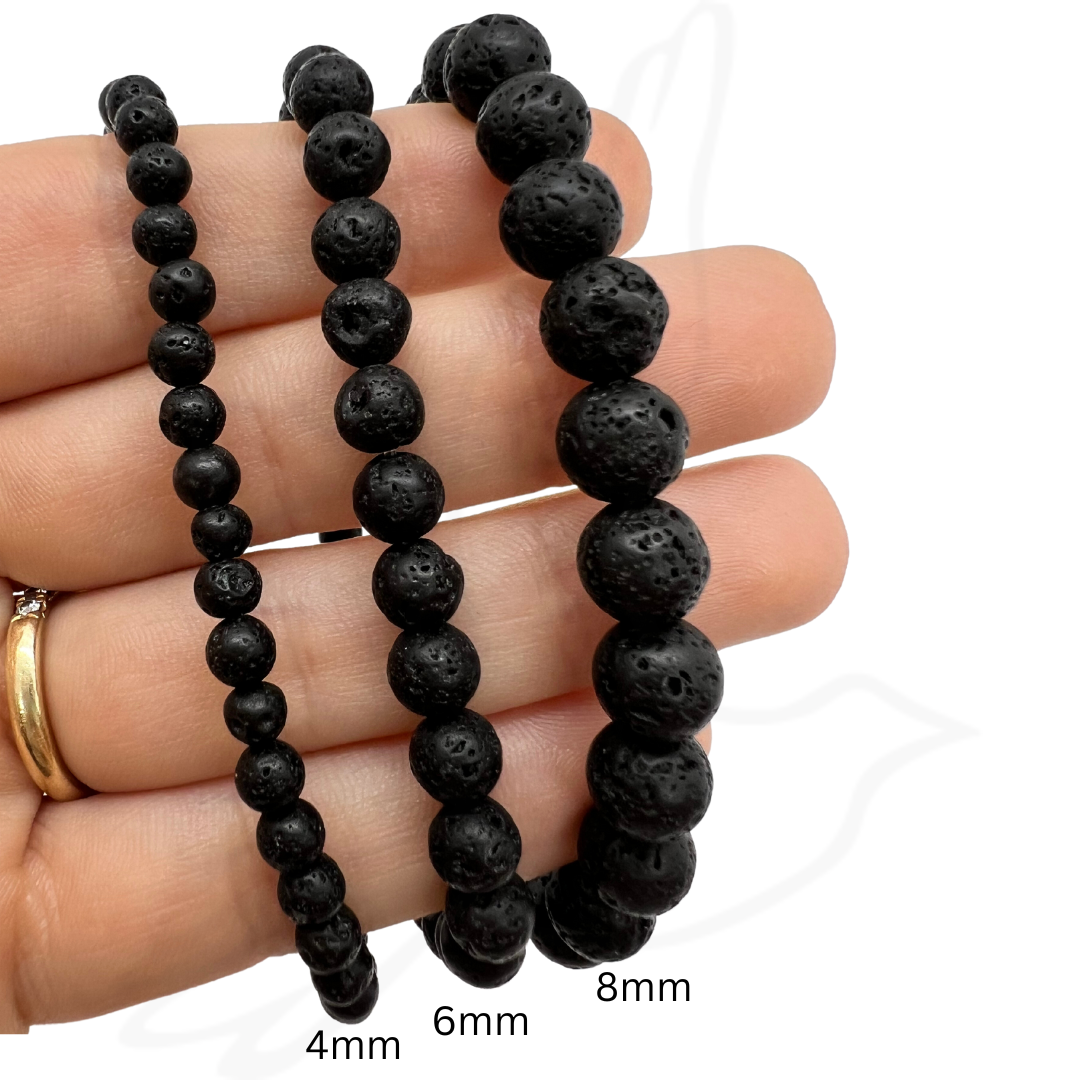 BRACELET | BLACK LAVA CUSTOMIZABLE WRIST REMINDER