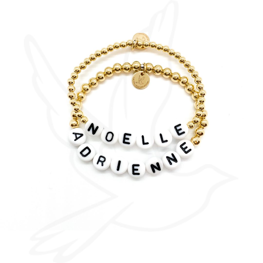 BRACELET | CIRCLE LETTER CUSTOMIZABLE WRIST REMINDERS