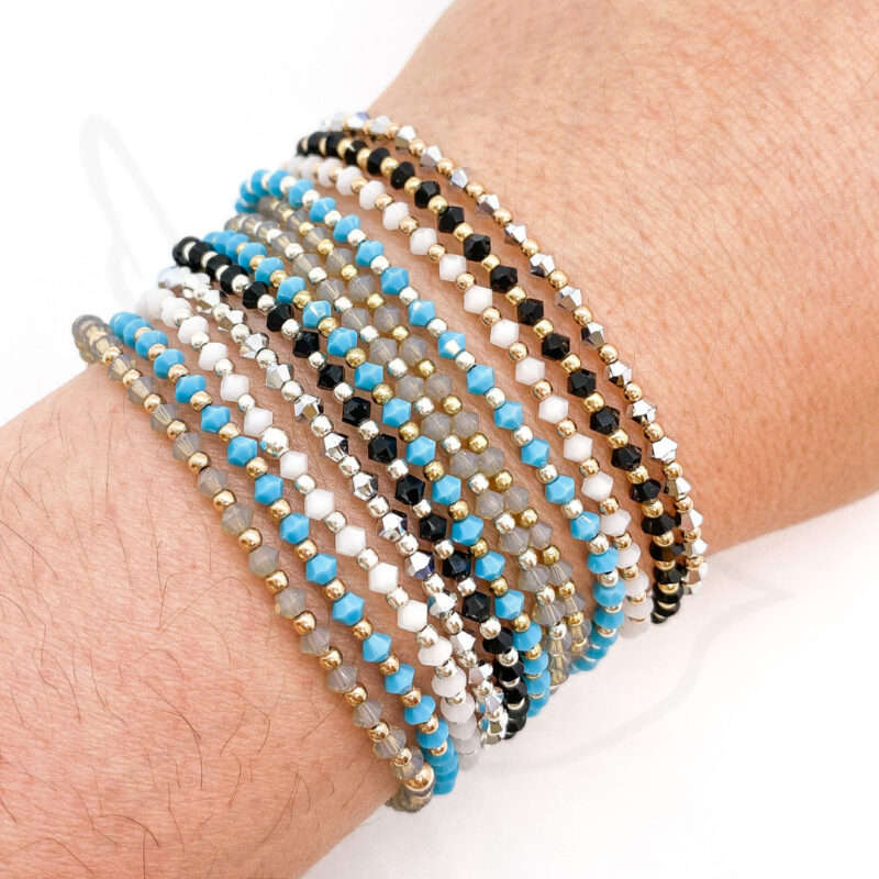 BRACELETS | 3MM AUSTRIAN CRYSTAL PATTERN