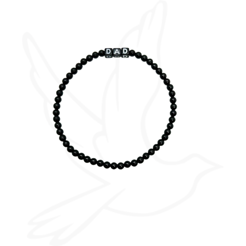 BRACELET | BLACK ONYX CUSTOMIZABLE WRIST REMINDER