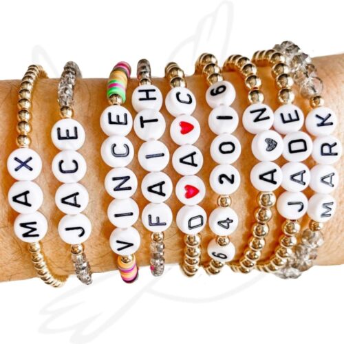 Bracelet | Circle Letter Customizable Wrist Reminders