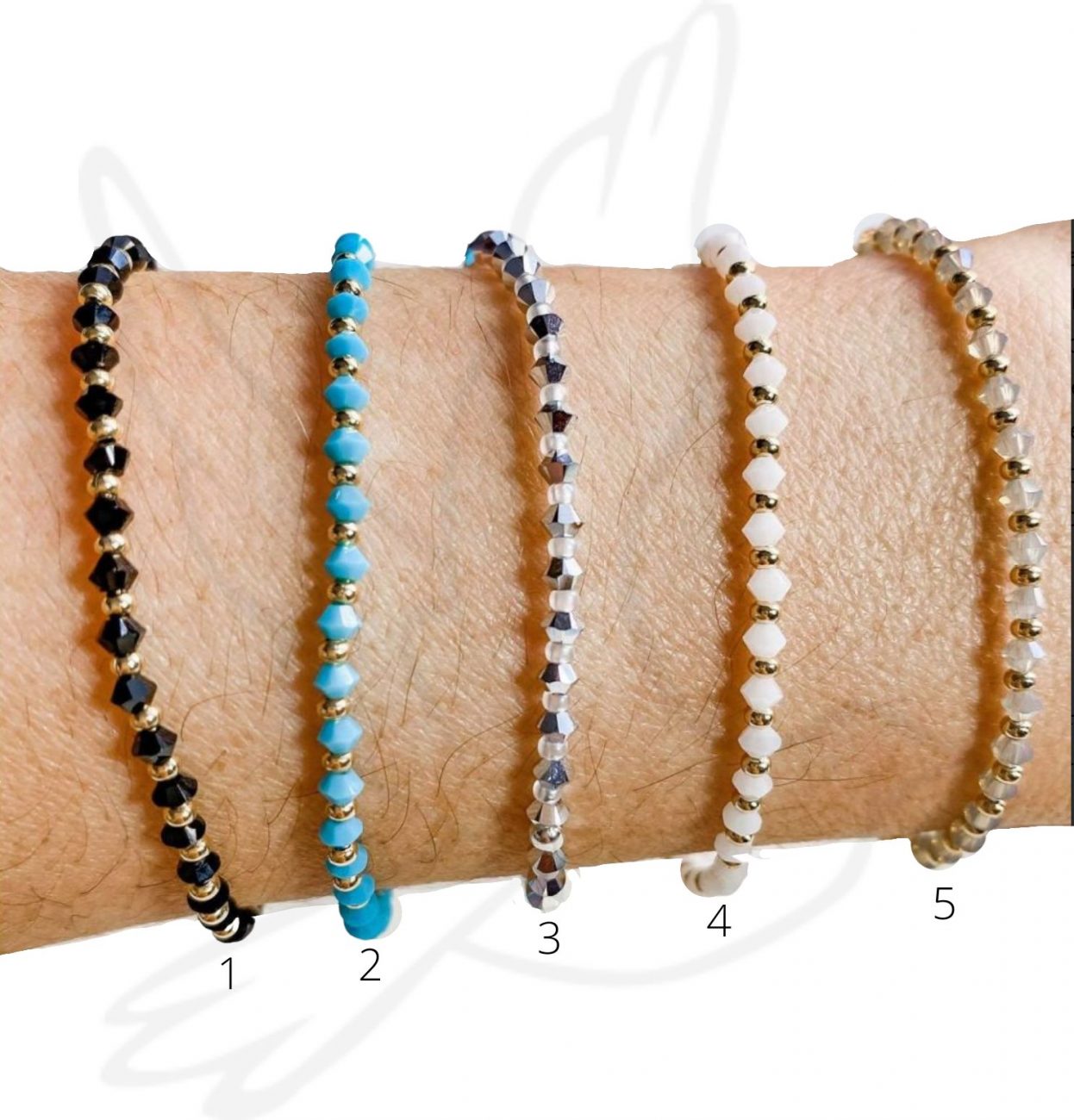 Bracelets  3mm Austrian Crystal Pattern - The Callaway Collection