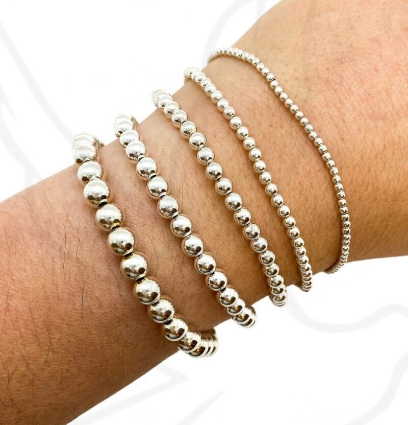 Bracelet  Sterling Silver Just the Beads (singles) - The Callaway