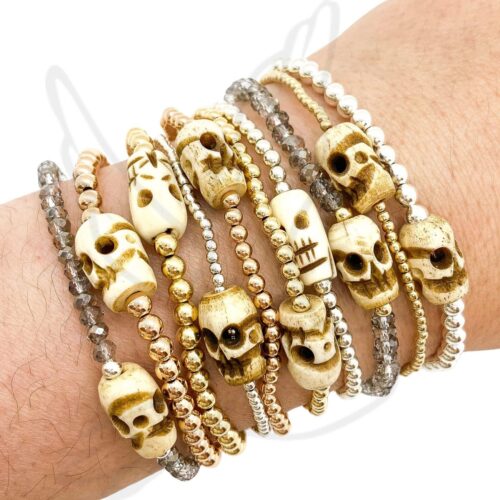 Bracelet |  Bone Skull