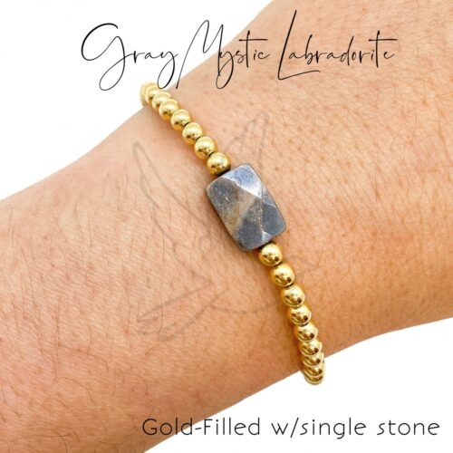 Bracelet | Gray Mystic Labradorite