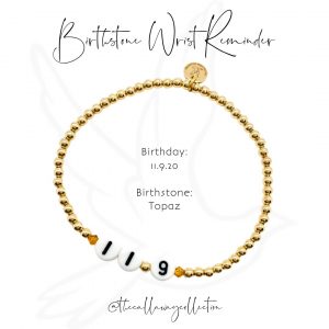 Bracelet | Birthstone Wrist Reminder