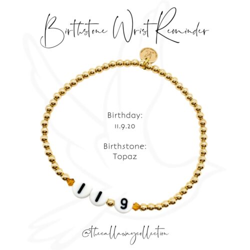 Bracelet | Birthstone Wrist Reminder