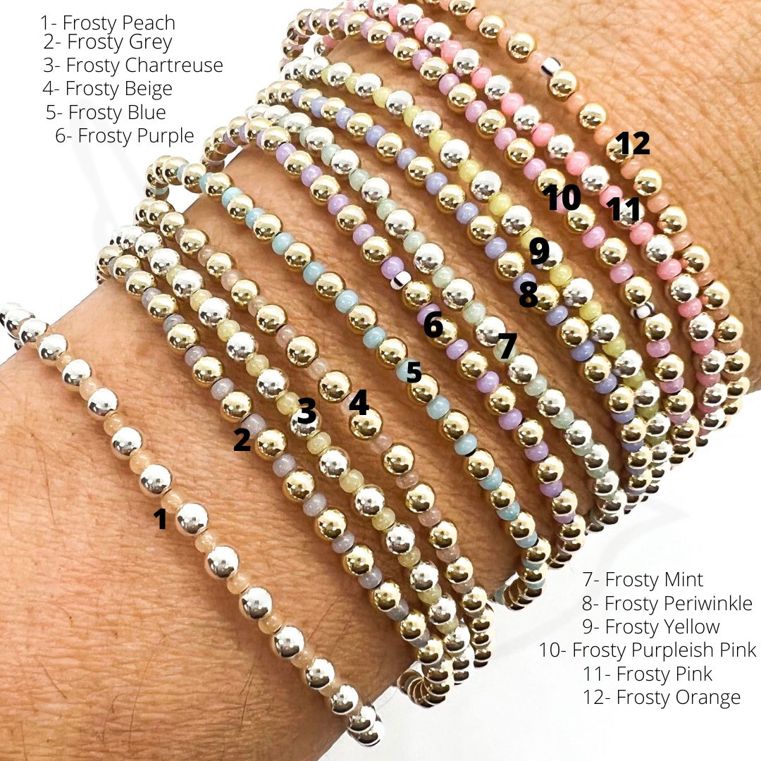 Bracelet  Sterling Silver Just the Beads (singles) - The Callaway