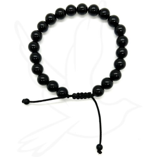 Bracelet | Black Onyx Customizable Wrist Reminder